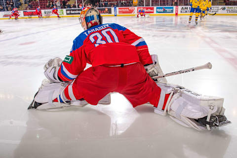 Daniil Tarasov #30 of Team Russi (Photo by Marissa Baecker/Getty Images)