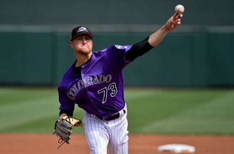 Colorado Rockies starting pitcher Kyle Freeland (73). Mandatory Credit: Matt Kartozian-USA TODAY Sports