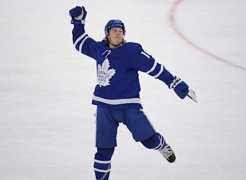 May 8, 2021; Toronto, Ontario, CAN; Toronto Maple Leafs forward Mitch Marner (16)  Mandatory Credit: Dan Hamilton-USA TODAY Sports