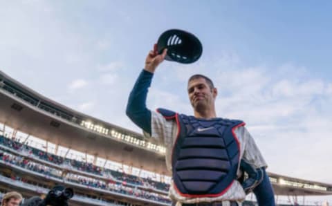 Joe Mauer. Brad Rempel-USA TODAY Sports