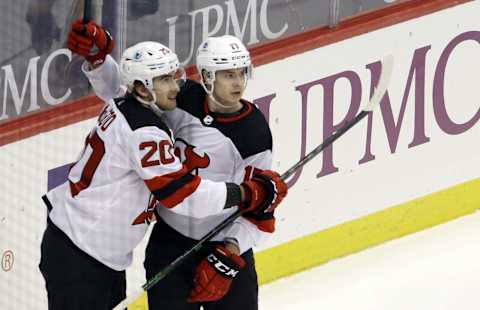 New Jersey Devils center Yegor Sharangovich (17): (Charles LeClaire-USA TODAY Sports)