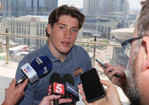 Ryan Leonard, Washington Capitals (Photo by Bruce Bennett/Getty Images)