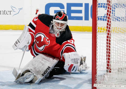 Martin Brodeur #30 of the New Jersey Devils. (Photo by Bruce Bennett/Getty Images)