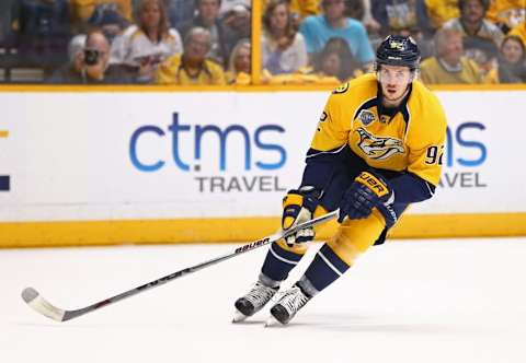 Nashville Predators center Ryan Johansen (92) . Mandatory Credit: Aaron Doster-USA TODAY Sports