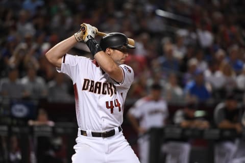 Paul Goldschmidt #44 of the Arizona Diamondbacks (Photo by Norm Hall/Getty Images)