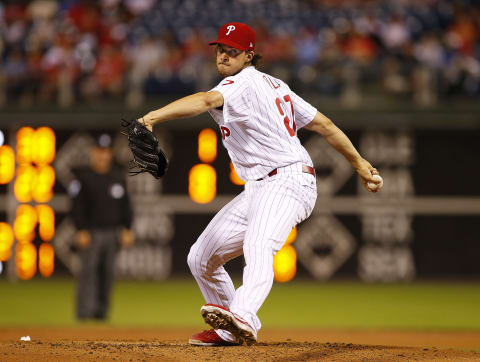 Nola heads the rotation that began with the Opening Day assignment in Atlanta. Photo by Rich Schultz/Getty Images.