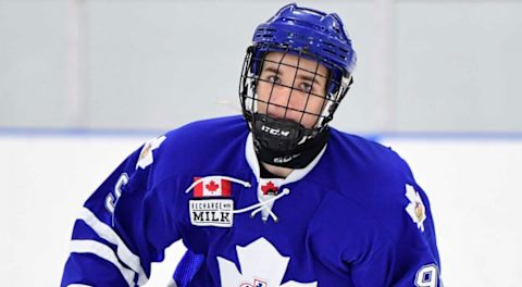 Logan Mailloux with the Toronto Marlboros of the U16 AAA. Image source ctv.ca