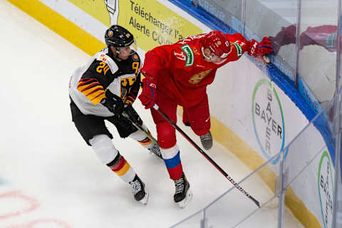 Shakir Mukhamadullin #17 of Russia. (Photo by Codie McLachlan/Getty Images)