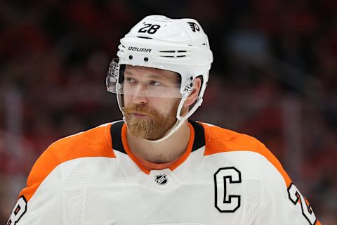 Claude Giroux #28, Philadelphia Flyers (Photo by Patrick Smith/Getty Images)