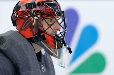 Goaltender Marc-Andre Fleury #29 of the Vegas Golden Knights. (Photo by Christian Petersen/Getty Images)