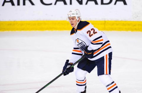 Tyson Barrie #22, Edmonton Oilers (Photo by Derek Leung/Getty Images)