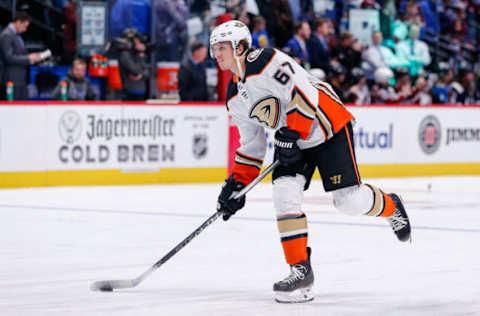 Anaheim Ducks left wing Rickard Rakell (67) Mandatory Credit: Isaiah J. Downing-USA TODAY Sports