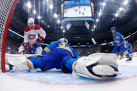 ST LOUIS, MO – OCTOBER 19: Jake Allen Montreal Canadiens (Photo by Dilip Vishwanat/Getty Images)