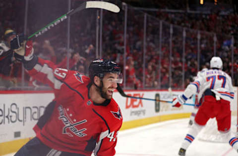 Tom Wilson #43, Washington Capitals (Photo by Patrick Smith/Getty Images)