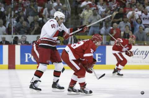 Ron Francis, Carolina Hurricanes (Photo by Elsa/Getty Images/NHLI)