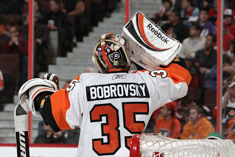 Sergei Bobrovsky against the Ottawa Senators way back in 2011. (Photo by Francois Laplante/Freestyle Photography/Getty Images)