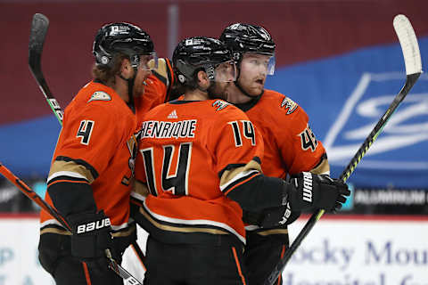 Adam Henrique #14 of the Anaheim Ducks (Photo by Matthew Stockman/Getty Images)