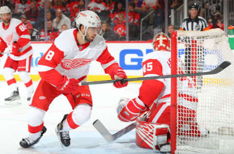 Jake Walman #8, Detroit Red Wings (Photo by Rich Graessle/Getty Images)