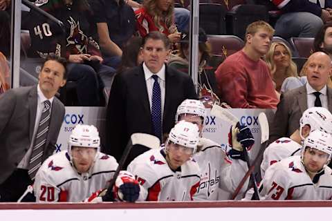 TEMPE, ARIZONA – JANUARY 19: Head coach Peter Laviolette  (Photo by Christian Petersen/Getty Images)