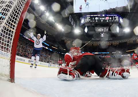 Cory Schneider #35 of the New Jersey Devils. (Photo by Bruce Bennett/Getty Images)