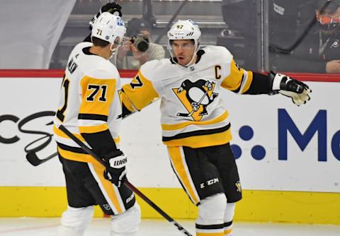 Pittsburgh Penguins center Sidney Crosby (87). Mandatory Credit: Eric Hartline-USA TODAY Sports