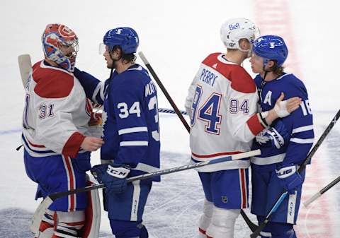 Auston Matthews, Mitch Marner, Toronto Maple Leafs (Credit: Dan Hamilton-USA TODAY Sports