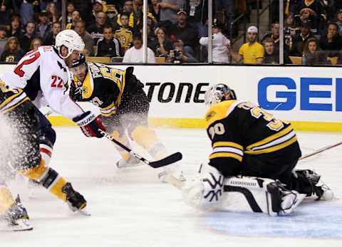 Mike Knuble, Joel Ward, Washington Capitals (Photo by Elsa/Getty Images)