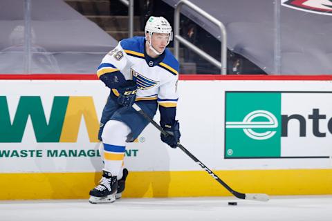 Vince Dunn #29 of the St. Louis Blues (Photo by Christian Petersen/Getty Images)