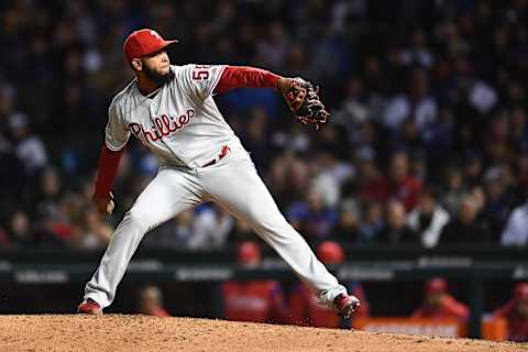 With proper help, Dominguez will probably fulfill his promise for the Phillies. Photo by Stacy Revere/Getty Images.