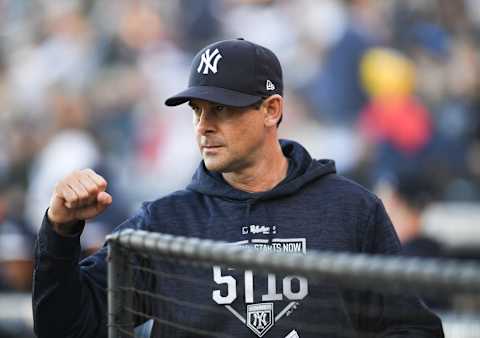 TAMPA, FL – MARCH 12: Aaron Boone