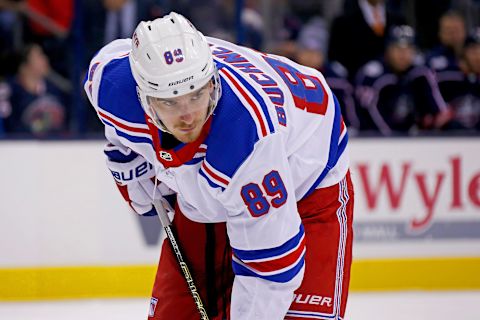 Pavel Buchnevich #89 of the New York Rangers (Photo by Kirk Irwin/Getty Images)