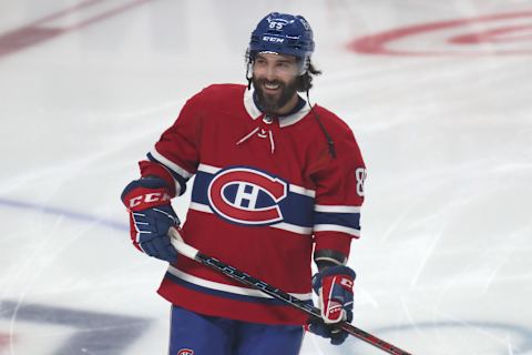 Apr 21, 2022; Montreal, Quebec, CAN; Montreal Canadiens center Mathieu Perreault. Mandatory Credit: Jean-Yves Ahern-USA TODAY Sports