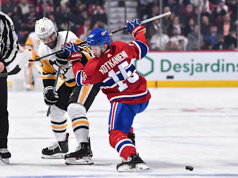 MONTREAL, QC – OCTOBER 13TH: Jesperi Kotkaniemi Montreal Canadiens (Photo by Minas Panagiotakis/Getty Images)