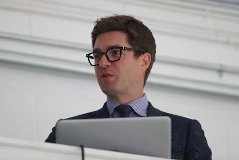 Kyle Dubas, Toronto Maple Leafs (Photo by Tom Szczerbowski/Getty Images)