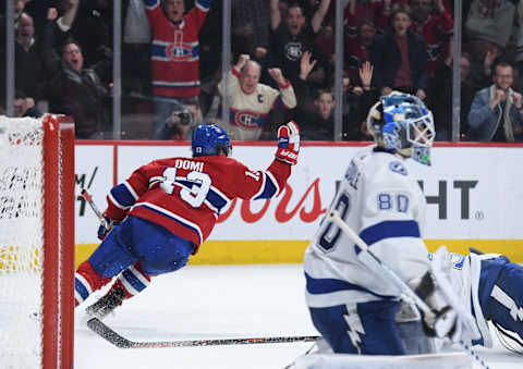 MONTREAL, QC – APRIL 2: Montreal Canadiens Columbus Blue Jackets Tampa Bay Lightning (Photo by Francois Lacasse/NHLI via Getty Images)