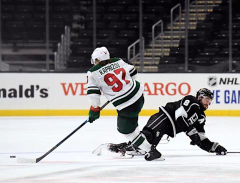 Kirill Kaprizov #97 of the Minnesota Wild. (Photo by Harry How/Getty Images)