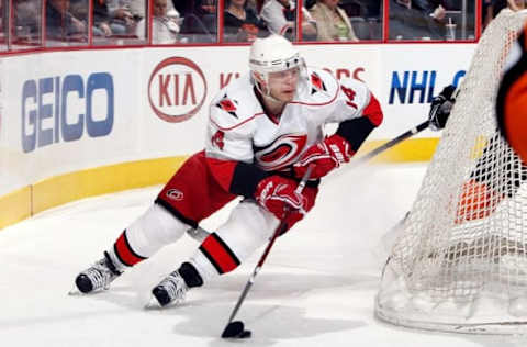 Sergei Samsonov, Carolina Hurricanes (Photo by Jim McIsaac/Getty Images)