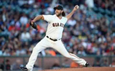 SAN FRANCISCO, CA- JULY 25: Madison Bumgarner