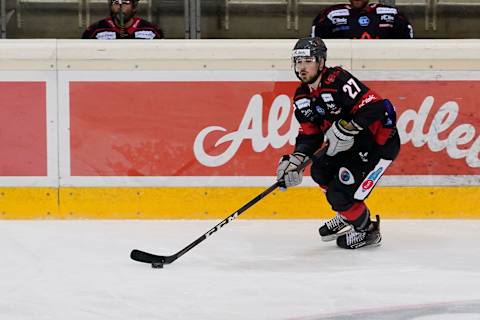 Maxim Cajkovic of Bratislava Capitals. (Photo by Stephan Woldron/SEPA.Media /Getty Images)