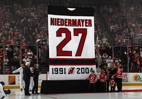 Scott Niedermayer of the New Jersey Devils. (Photo by Bruce Bennett/Getty Images)