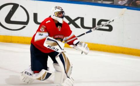 SUNRISE, FL – NOVEMBER 4: Goaltender Roberto Luongo