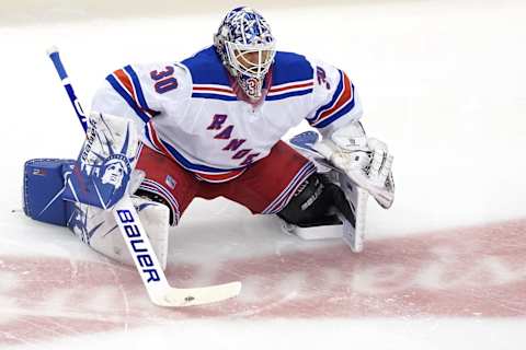 Henrik Lundqvist #30 of the New York Rangers (Photo by Andre Ringuette/Freestyle Photo/Getty Images)