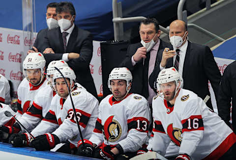 Head coach DJ Smith of the Ottawa Senators (Photo by Claus Andersen/Getty Images)