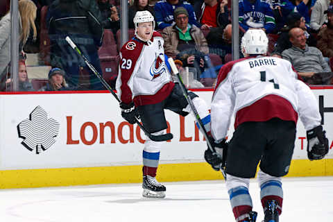 VANCOUVER, BC – FEBRUARY 20: Nathan MacKinnon