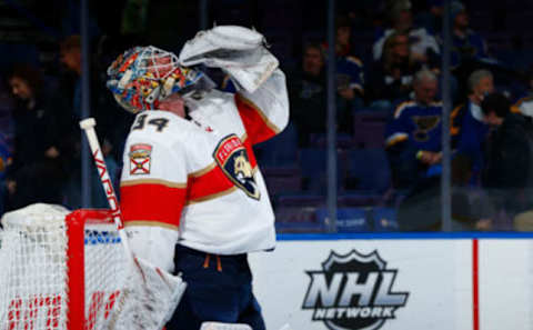 ST. LOUIS, MO – JANUARY 9: James Reimer