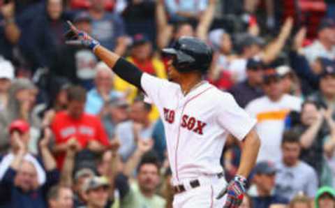 BOSTON, MA – OCTOBER 09: Bogaerts may have had his last great moment in Boston.