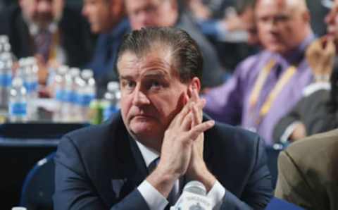 Jim Benning – General Manager of the Vancouver Canucks (Photo by Bruce Bennett/Getty Images)