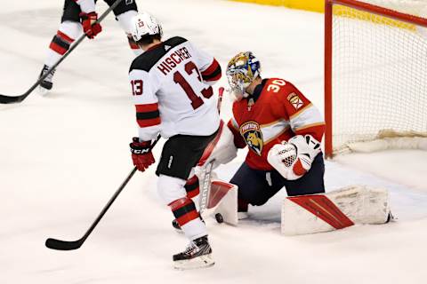 Florida Panthers goaltender Spencer Knight (30): Jasen Vinlove-USA TODAY Sports