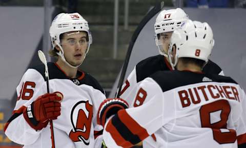 New Jersey Devils center Jack Hughes (86): (Charles LeClaire-USA TODAY Sports)