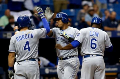 ST. PETERSBURG, FL – MAY 9: Salvador Perez